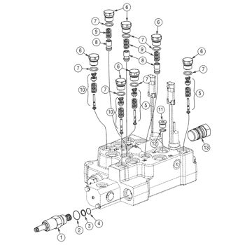 main valve solenoids for case skid steer coil voltage|(85XT) .